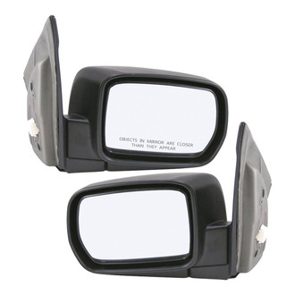 TRQ® - Driver and Passenger Side Power View Mirror Set (Non-Heated, Foldaway)