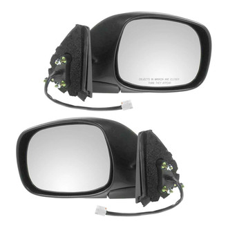 TRQ® - Driver and Passenger Side Power View Mirrors (Heated, Foldaway)