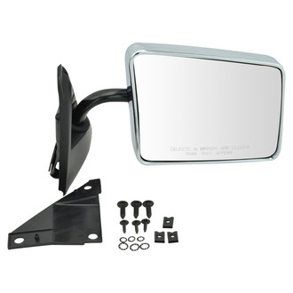 TRQ® - Passenger Side Manual View Mirror