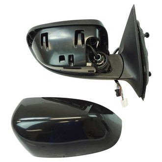 TRQ® - Passenger Side Power View Mirror (Heated, Foldaway)