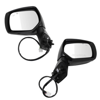 TRQ® - Driver and Passenger Side Power View Mirror Set (Heated, Foldaway)