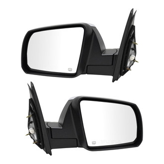 TRQ® - Driver and Passenger Side Power View Mirror Set (Heated, Foldaway)