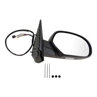 TRQ® - Passenger Side Power View Mirror (Heated, Foldaway)