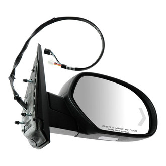 TRQ® - Passenger Side Power View Mirror (Heated, Foldaway)
