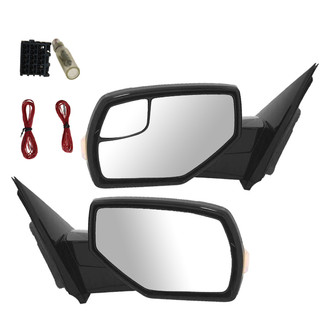 TRQ® - Driver and Passenger Side Power View Mirrors (Heated)