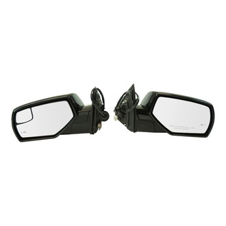 TRQ® - Driver and Passenger Side Power View Mirrors (Heated, Foldaway)