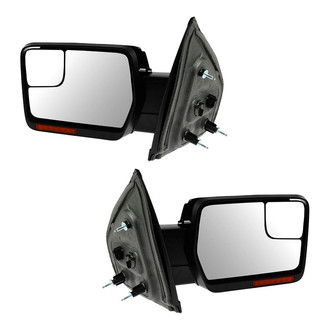 TRQ® - Driver and Passenger Side Power View Mirror Set (Heated, Foldaway)