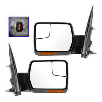 TRQ® - Driver and Passenger Side Power View Mirror Set (Heated)