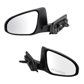 TRQ® - Driver and Passenger Side Power View Mirror Set (Heated, Foldaway)