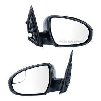 TRQ® - Driver and Passenger Side Power View Mirrors (Heated)