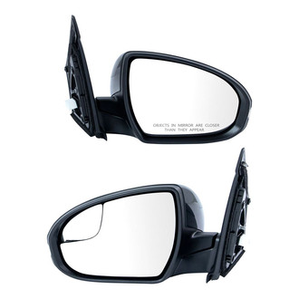 TRQ® - Driver and Passenger Side Power View Mirror Set (Heated, Foldaway)