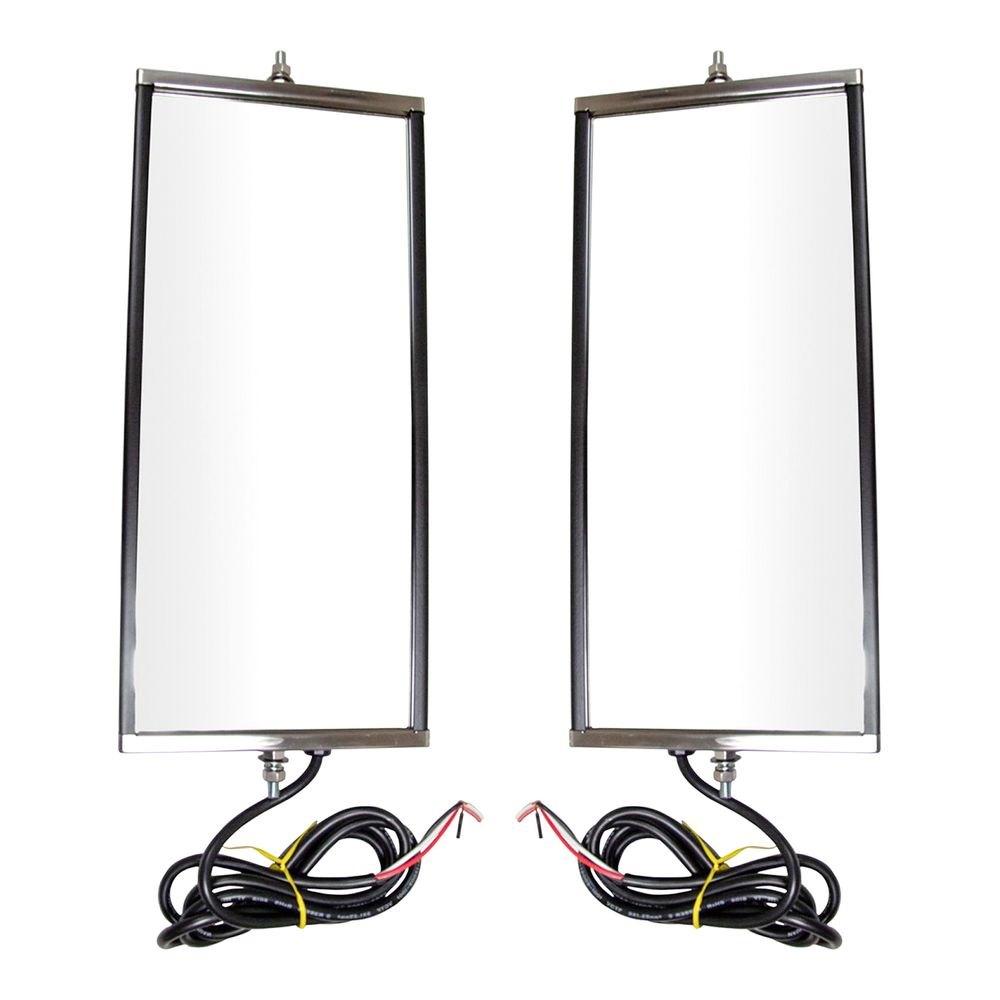 TRQ® - Kenworth T800 2007 Manual Side View Mirrors - TRUCKiD.com