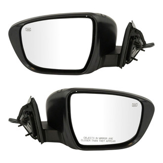 TRQ® - Driver and Passenger Side Power View Mirror Set (Heated, Foldaway)