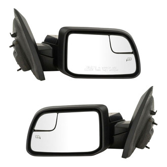 TRQ® - Driver and Passenger Side Power View Mirrors (Heated)