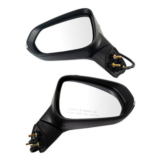 TRQ® - Driver and Passenger Side Power View Mirror Set (Heated, Foldaway)