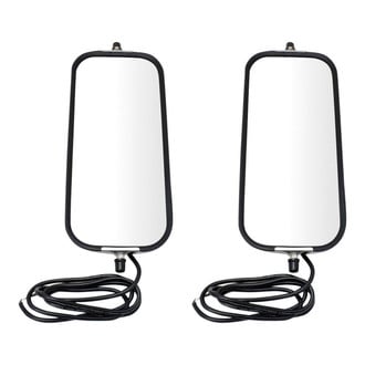 TRQ® MRA09055 - Driver and Passenger Side Manual View Mirrors (Heated)