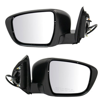 TRQ® - Driver and Passenger Side Power View Mirror Set (Non-Heated, Foldaway)