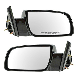 TRQ® - Driver and Passenger Side Manual View Mirrors