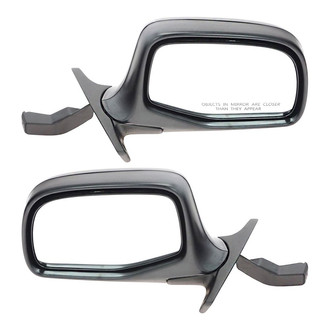 TRQ® - Driver and Passenger Side Manual View Mirrors