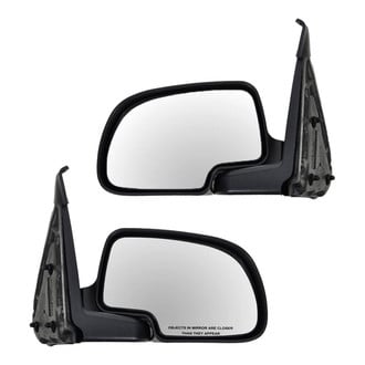 TRQ® - Driver and Passenger Side Manual View Mirrors