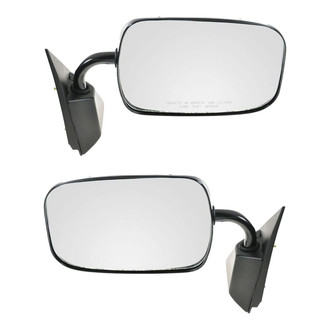 TRQ® - Driver and Passenger Side Manual View Mirrors