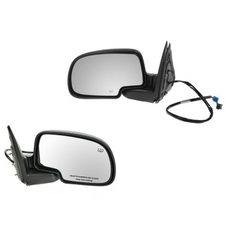 TRQ® - Driver and Passenger Side Power View Mirrors (Heated, Foldaway)