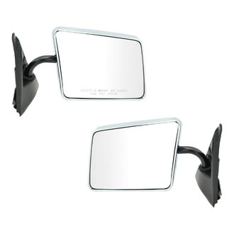 TRQ® - Driver and Passenger Side Manual View Mirrors