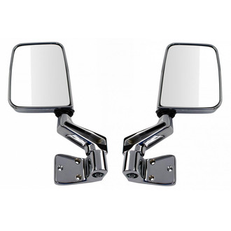 TRQ® - Driver and Passenger Side Manual View Mirrors