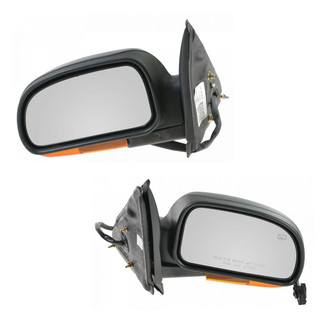 TRQ® - Driver and Passenger Side Power View Mirrors (Heated, Foldaway)