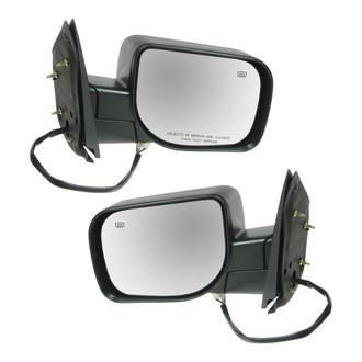 TRQ® MRA09225 - Driver and Passenger Side Power View Mirrors (Heated, Foldaway)