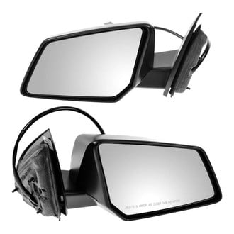 TRQ® - Driver and Passenger Side Power View Mirror Set (Non-Heated, Foldaway)