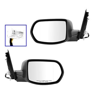 TRQ® - Driver and Passenger Side Power View Mirrors (Heated)