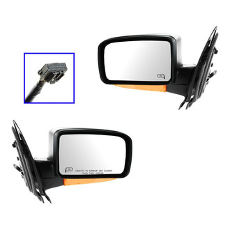 TRQ® - Driver and Passenger Side Power View Mirrors (Heated)
