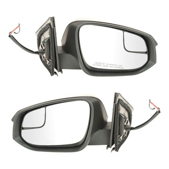 TRQ® - Driver and Passenger Side Power View Mirrors (Heated)
