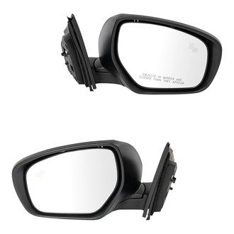 TRQ® - Driver and Passenger Side Power View Mirrors (Heated)