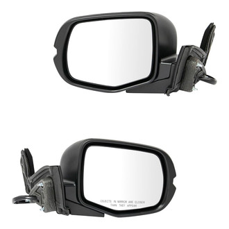 TRQ® - Driver and Passenger Side Power View Mirror Set (Heated, Foldaway)