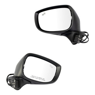 TRQ® - Driver and Passenger Side Power View Mirror Set (Heated, Foldaway)