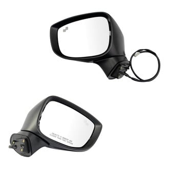TRQ® - Driver and Passenger Side Power View Mirror Set (Heated, Foldaway)