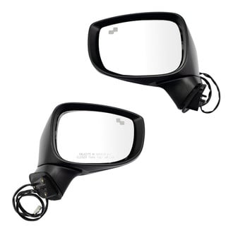 TRQ® - Driver and Passenger Side Power View Mirror Set (Non-Heated, Foldaway)