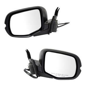 TRQ® - Driver and Passenger Side Power View Mirrors (Heated)