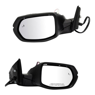 TRQ® - Driver and Passenger Side Power View Mirrors (Heated)