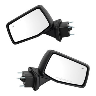TRQ® - Driver and Passenger Side Power View Mirrors (Heated, Foldaway)