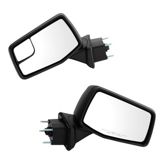 TRQ® - Driver and Passenger Side Power View Mirrors (Heated, Foldaway)