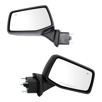 TRQ® - Driver and Passenger Side Power View Mirror Set (Heated, Foldaway)