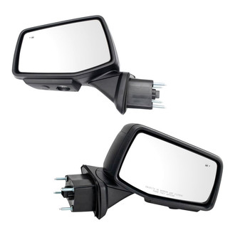 TRQ® - Driver and Passenger Side Power View Mirrors (Heated, Foldaway)