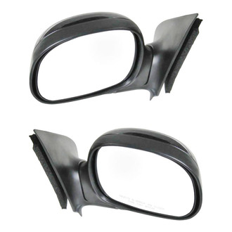 TRQ® - Driver and Passenger Side Manual View Mirrors