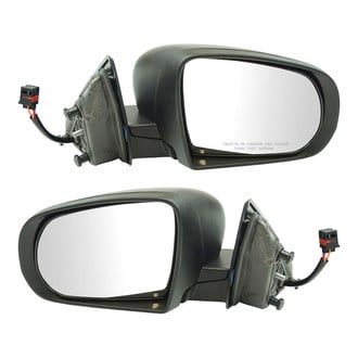 TRQ® - Driver and Passenger Side Power View Mirror Set (Non-Heated, Foldaway)