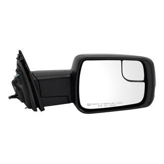 TRQ® - Passenger Side Power View Mirror (Heated, Foldaway)