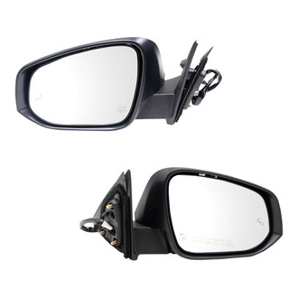 TRQ® - Driver and Passenger Side Power View Mirrors (Heated)