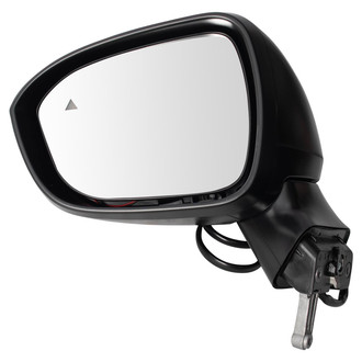 TRQ® - Driver Side View Mirror (Heated, Foldaway)